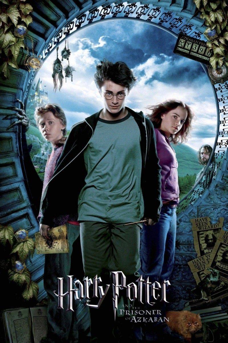 Affiche du troisième film, Harry Potter et le Prisonnier d'Azkaban.