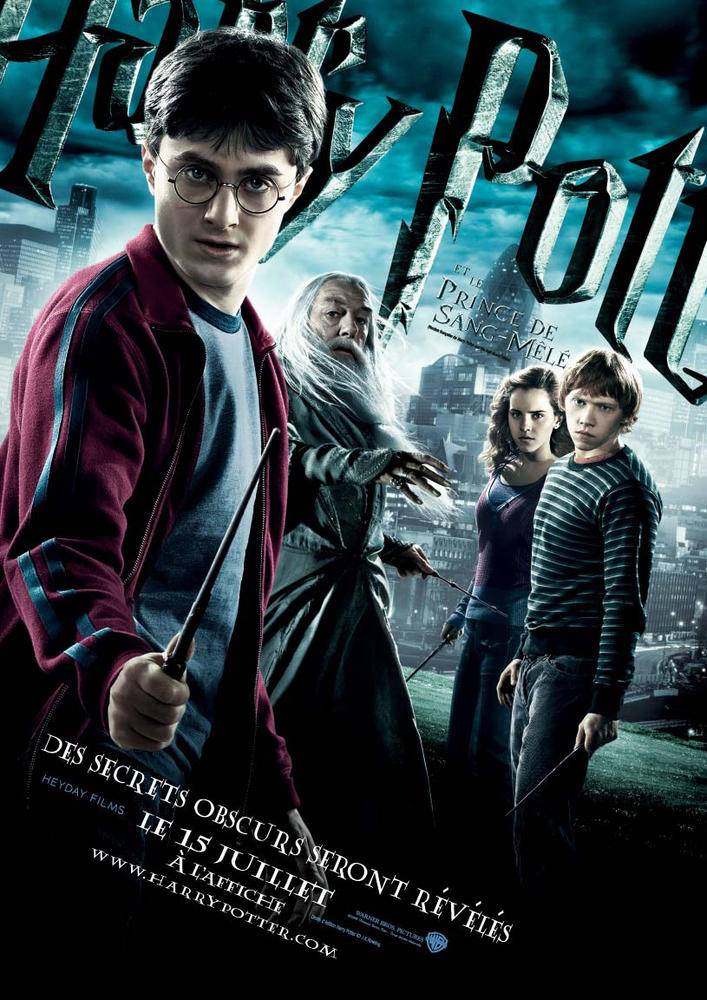Affiche du sixième film, Harry Potter et le Prince de Sang-Mêlé..